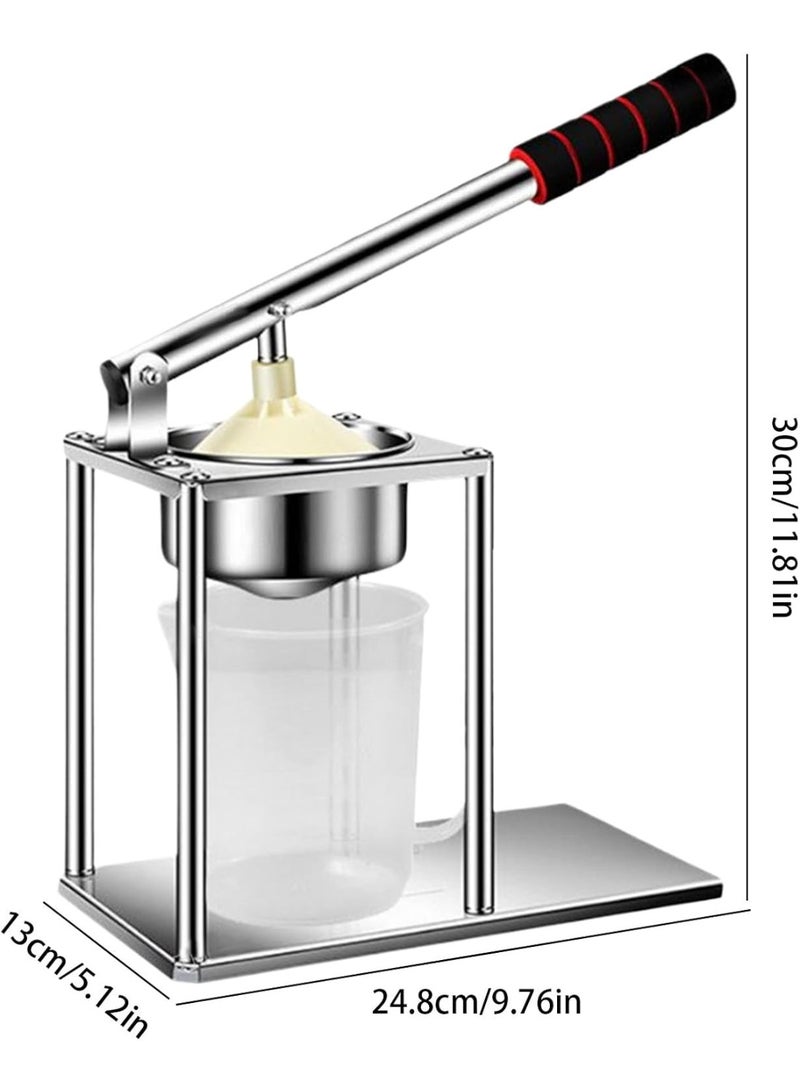 Bukela Professional Citrus Squeezer, Easy operations Hand Juicer, Kitchen Drink Maker | Heavy Duty Citrus Press With Stainless Steel Parts, Portable Hand Press Juicer For Pomegranate And Grapefruit Juice - Image 4